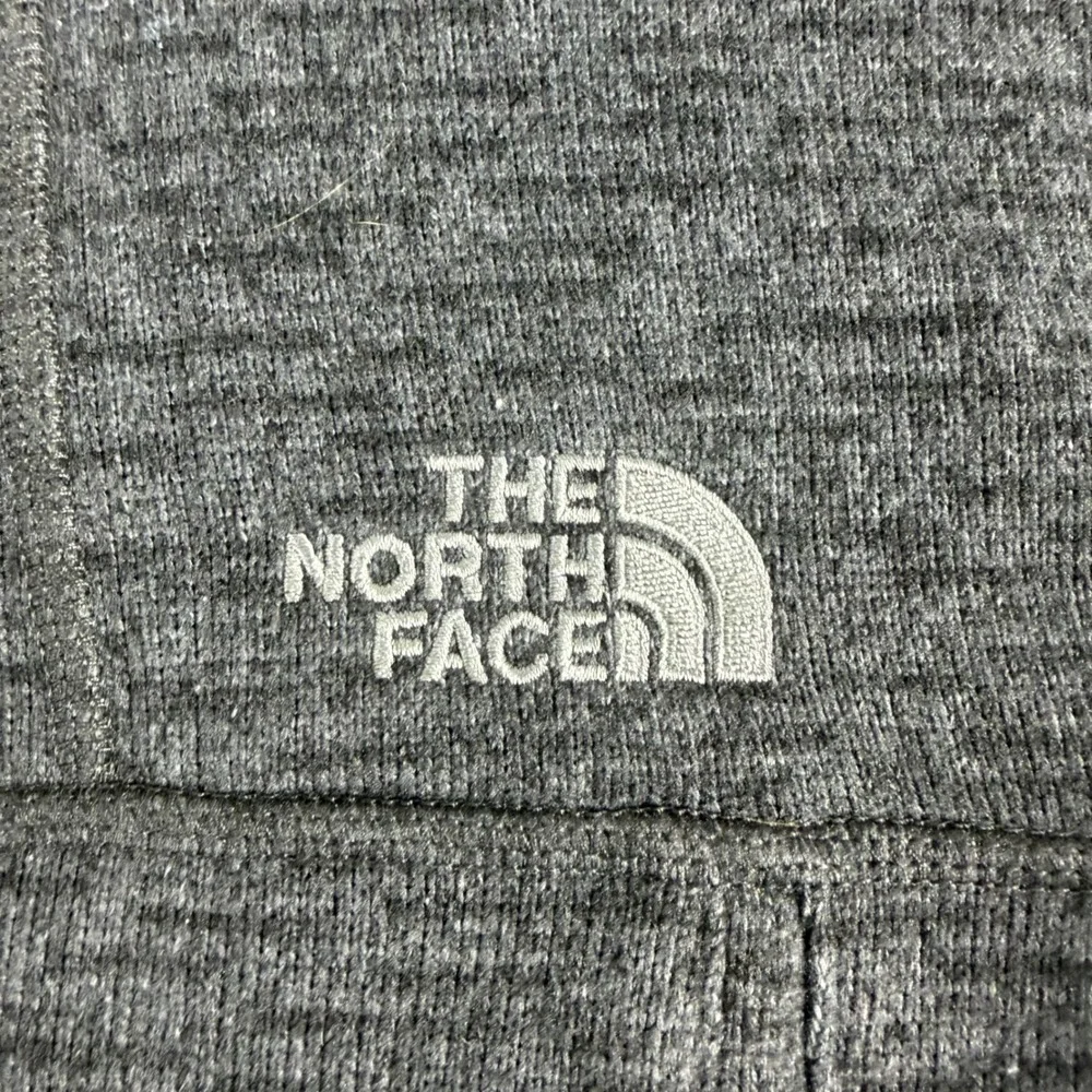 The North Face Mens XL Gordon Lyons 1/4 Zip Sweater Fleece Pullover Grey Heather